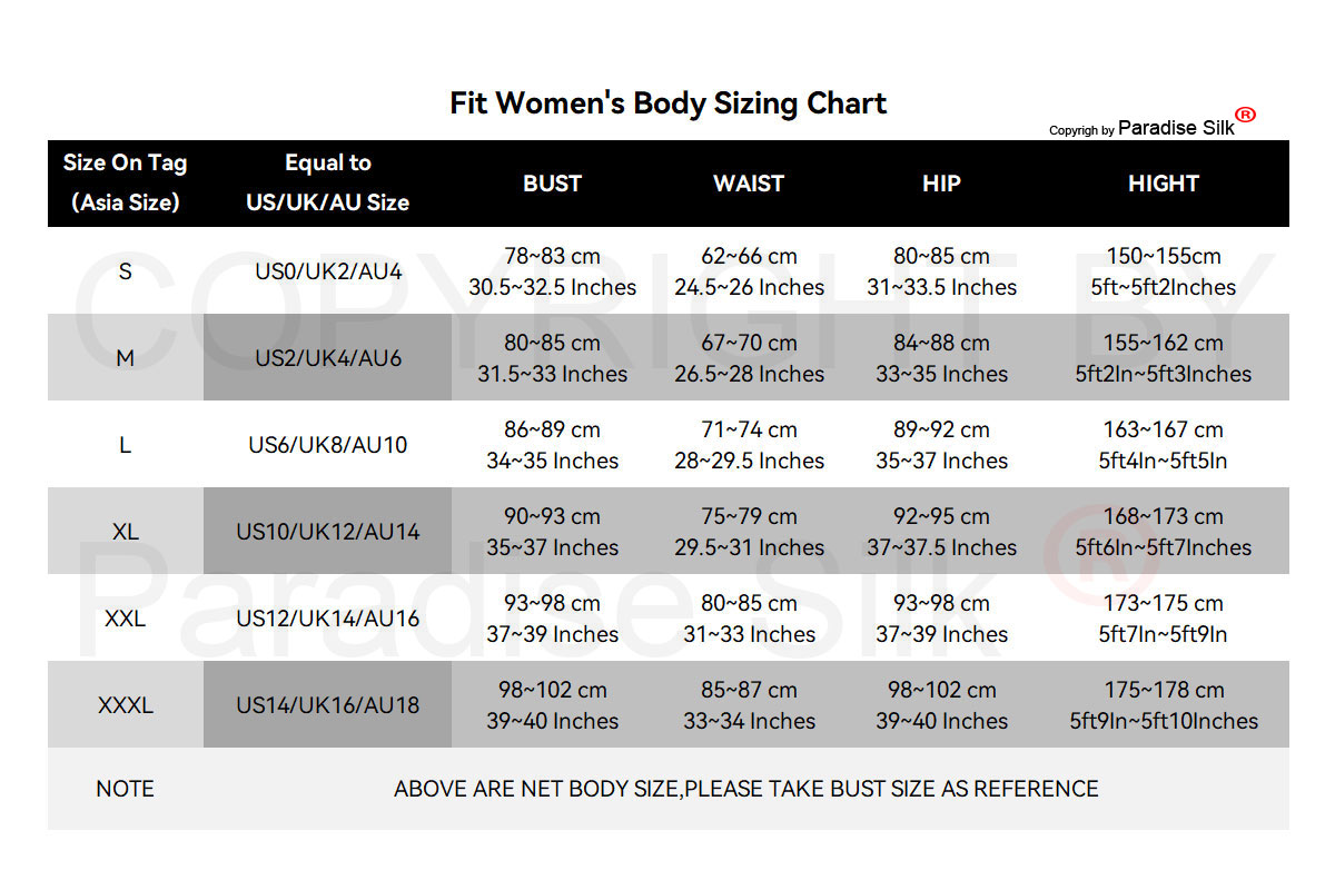 fitted body size