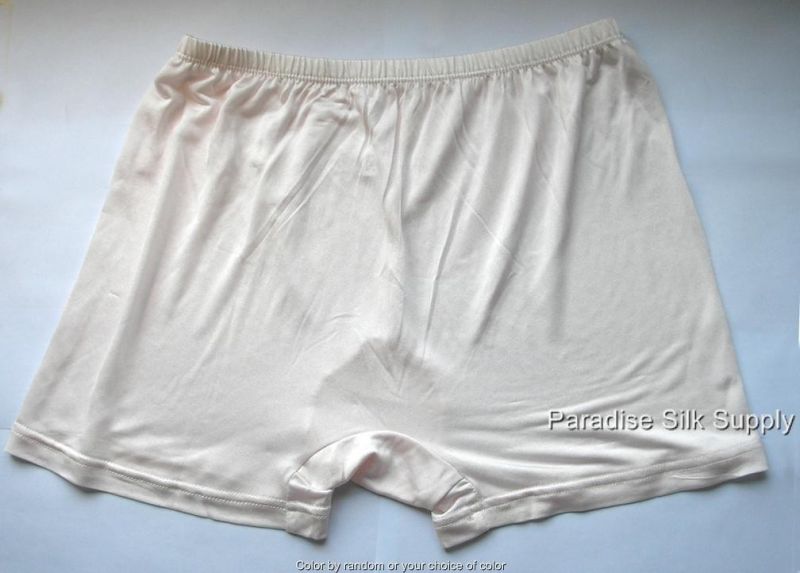 2P Knit Silk Women Boxer Briefs Underwear
