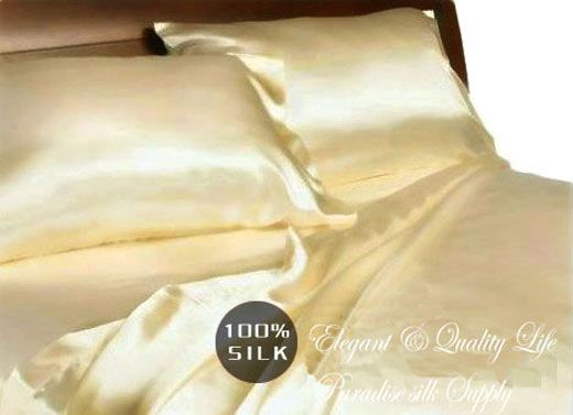 22MM Extra Thick Silk Bedding 4pcs Silk Sheets