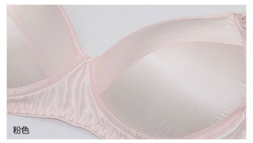 Padded Wire Free Pure Heavy Weight Silk Bra 8658 Asia A Cup -Paradise Silk