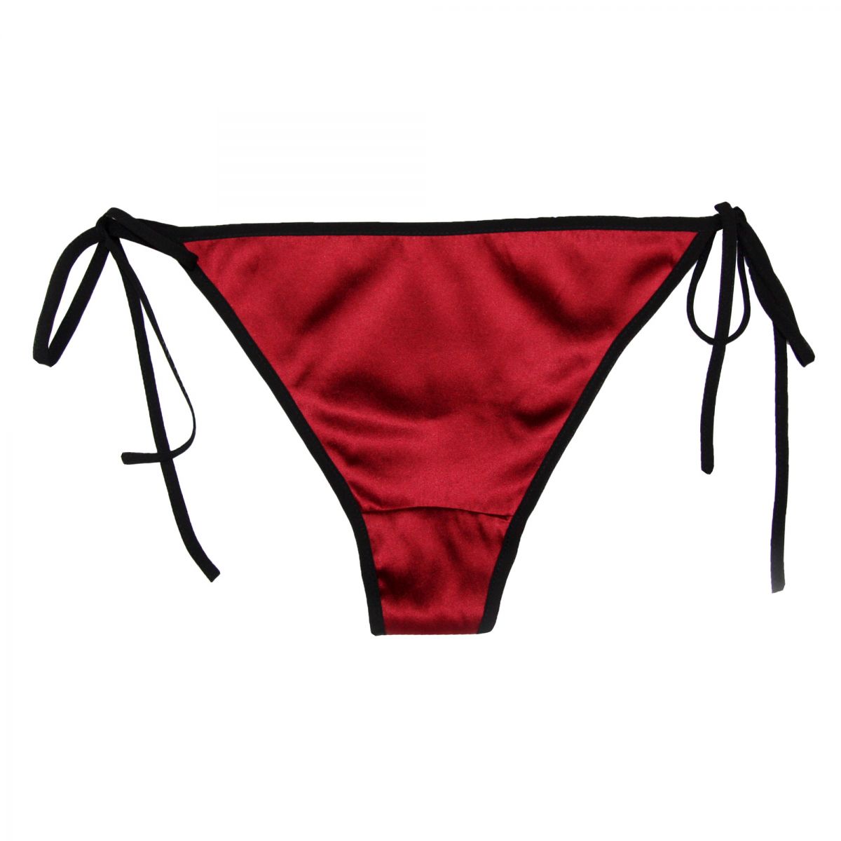 Lady's Silk Spandex Low Rise String Bikini Panties Tanga SN028 Solid Size  S/M L/XL -Paradise Silk