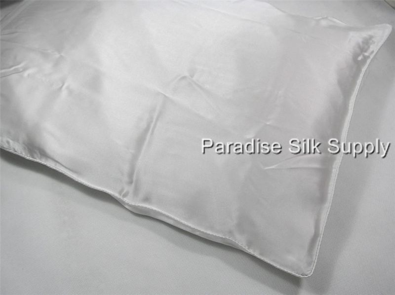 2 PCS 19MM Soft Silk Pillowcase Envelope  Without Hem Pillow Cases