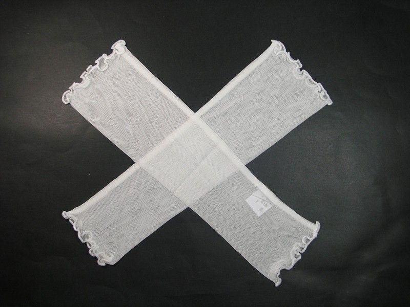  One Pair New Silk Knit Mesh Arm Cover Anti UV Sun Proof