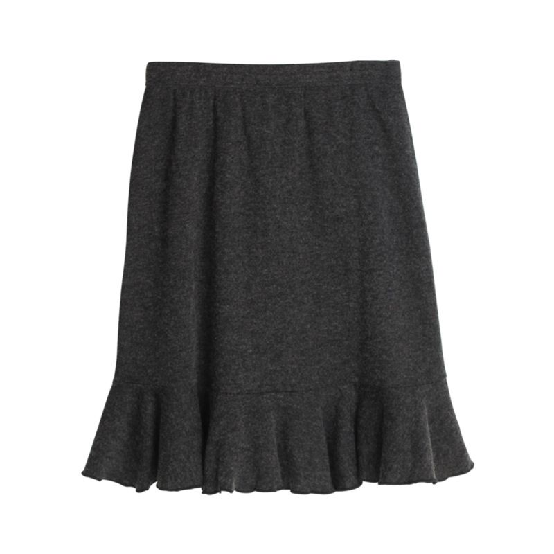 Cashmere Silk Knitted Underskirt Petticoat 19 Inches Half Slip Solid 