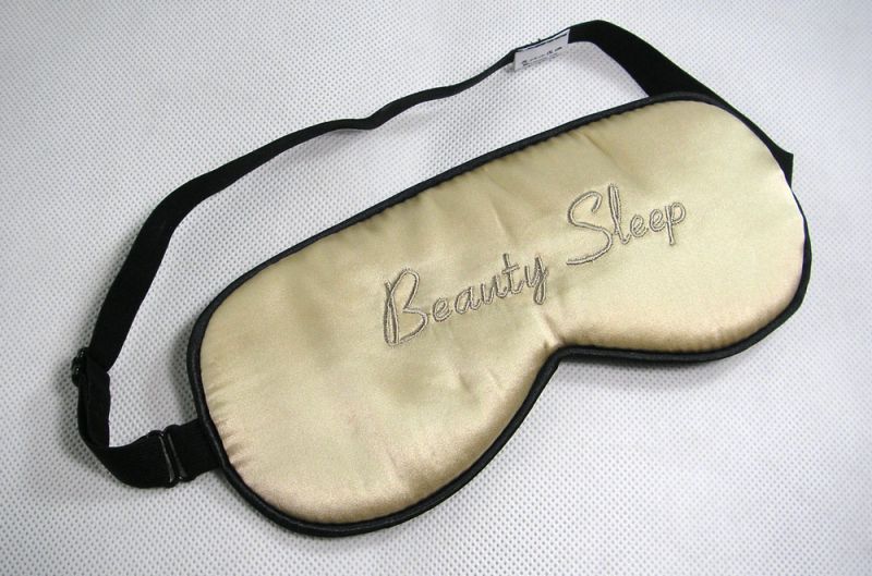 One New Silk Beauty Sleep Text Eye Cover Sleep Mask Shade