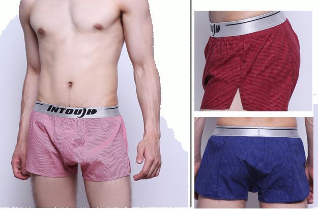 Nwt  Cotton Underwear Boxer Briefs For Men D26 Checks US S M L XL