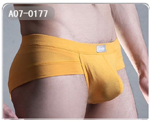 NWT Men's Underwear Soft Modal Pouch Briefs A07 Solid Brief Size S M L 