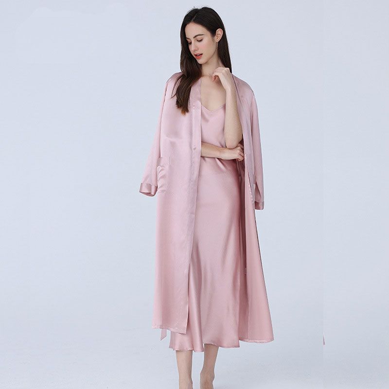 25MM 100% Silk Long Dress Robe Bath Robe  Only