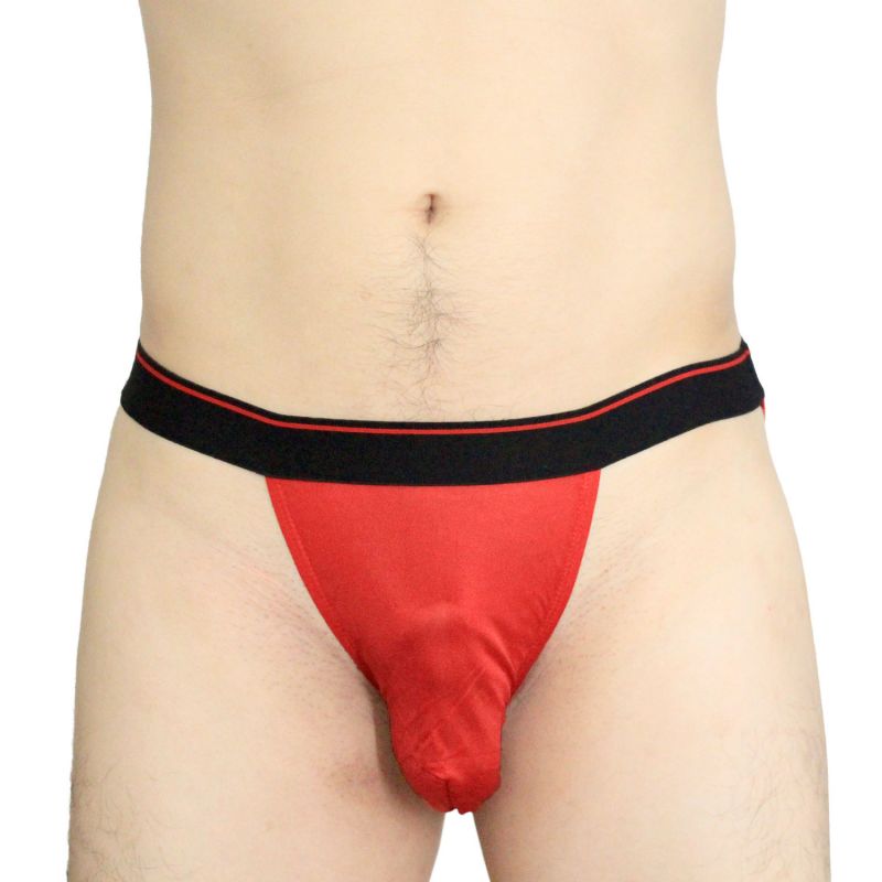 One Mens String Bikini Brief 100% Silk Knit -4 colors available