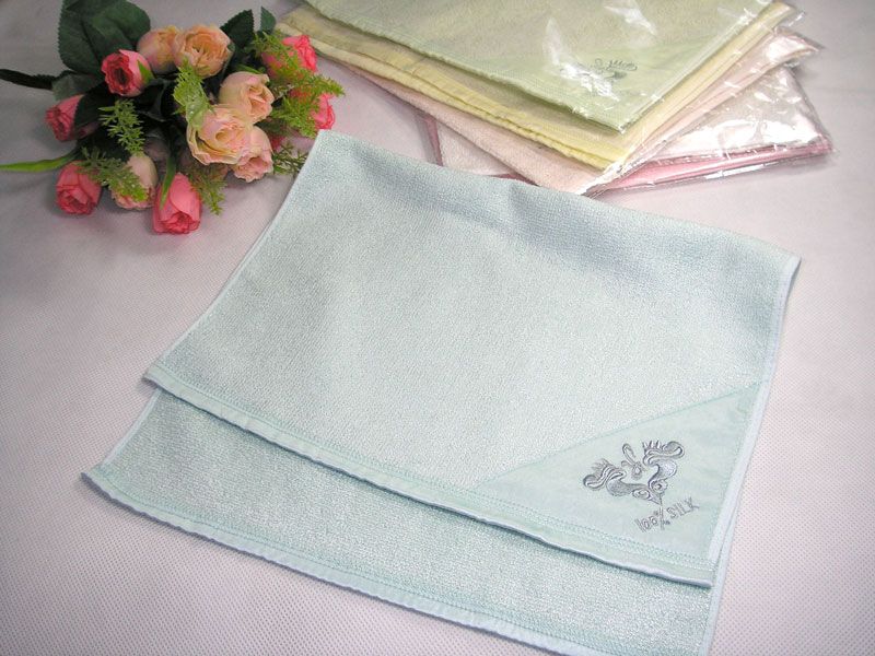 One New Silk Towel Handtowel Towel 30X47CM