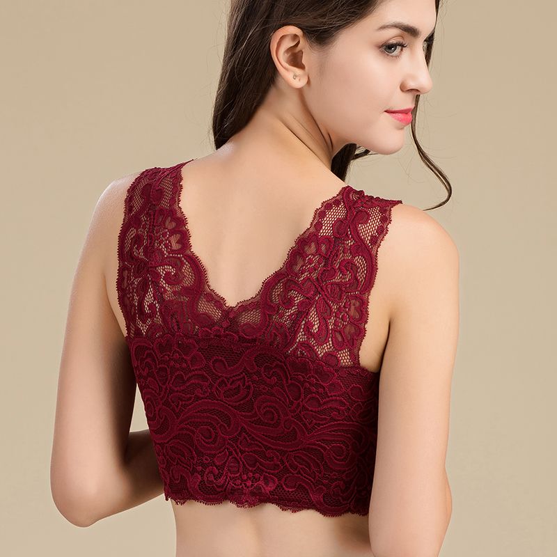 Natural Silk Lace Bra Wire Free details