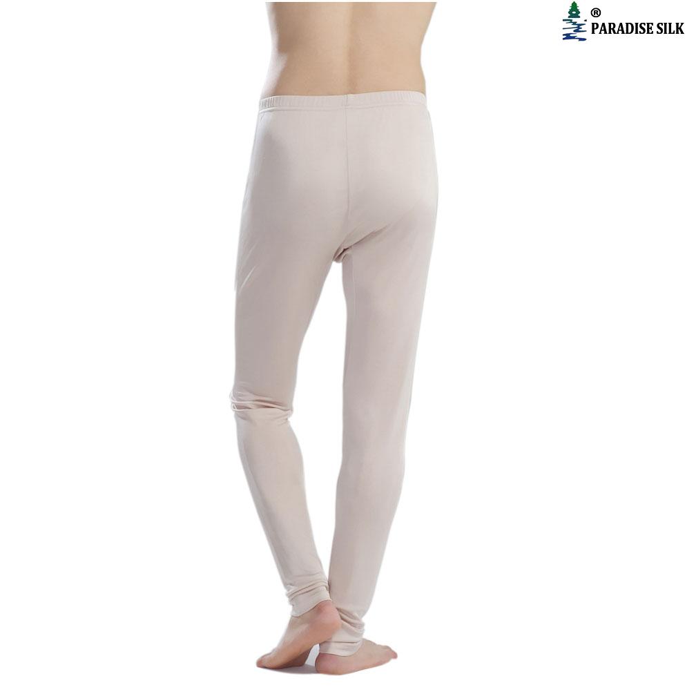 Pure Silk Jersey Knit Men Long Johns Bottom Only US S M L XL - Picture 5 of 7