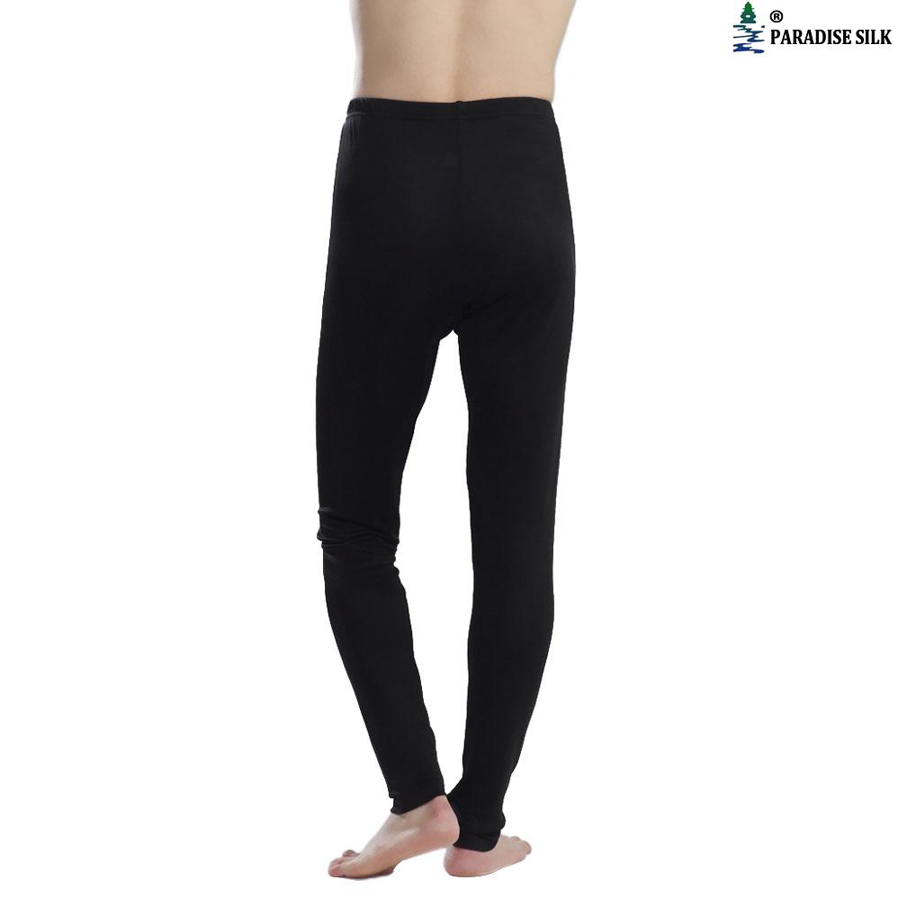 Pure Silk Jersey Knit Men Long Johns Bottom Only US S M L XL - Picture 4 of 7