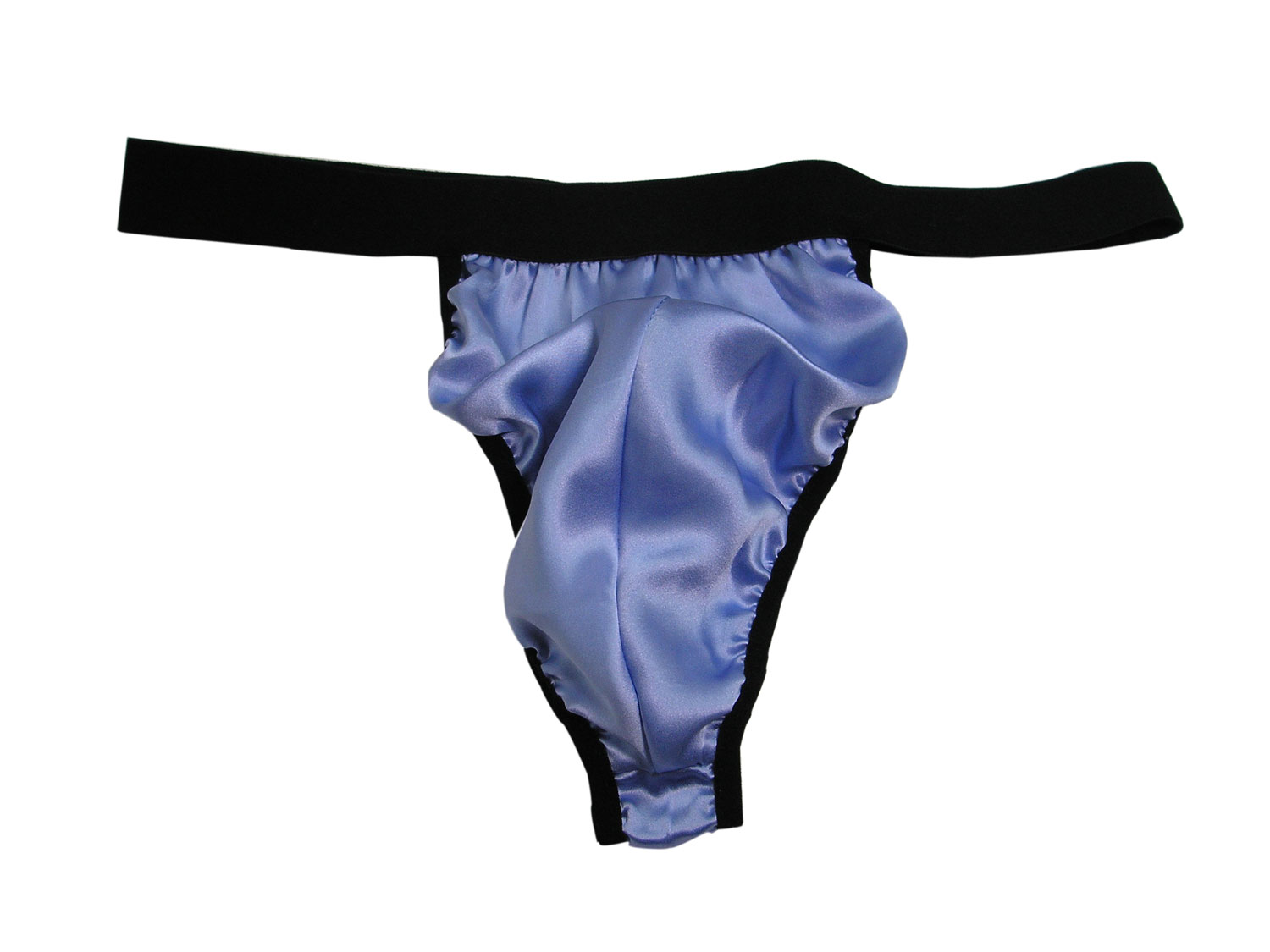 Lot 3Pcs Sexy Silk Underwear Men'S Thong Wide Elastic Waistband | eBay